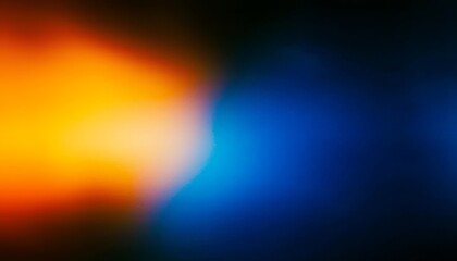 Fototapeta premium Soft Textured Glow of Blue, Yellow, and Orange
