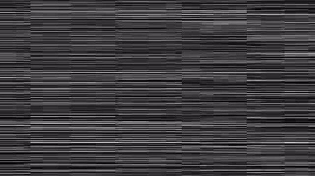 please stand by text animation. 4k video loop motion animation on Black background