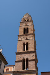 Gaeta, Latina, Lazio. Cathedral Church. The Bell Tower. View.