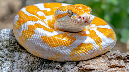Fototapeta premium close up of a snake