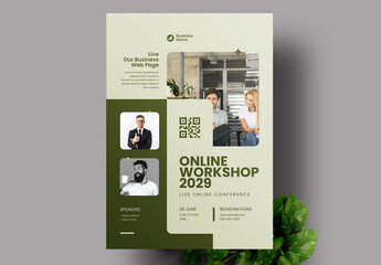 Business Conference Flyer Layout