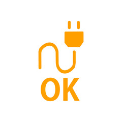 電源使用可能・プラグOKアイコン / Power Outlet Available – Plug OK Icon	