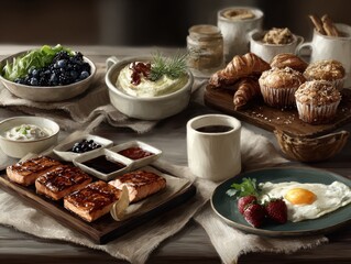 Delicious Brunch Spread