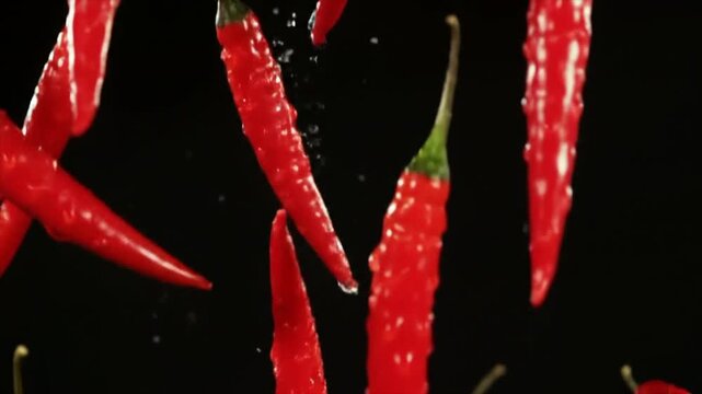 Red chili asset or video mockup with fire and smoke effects for your product advertising needs