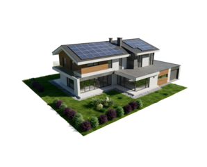 Modern and residential properties featuring solar panels, rooftop installations, skilled technicians, and electric cars, highlighting sustainable, eco-friendly, and renewable energy solutions.

