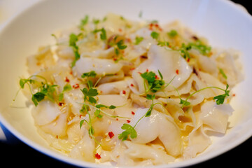cold tossed sliced conch, chinese food
