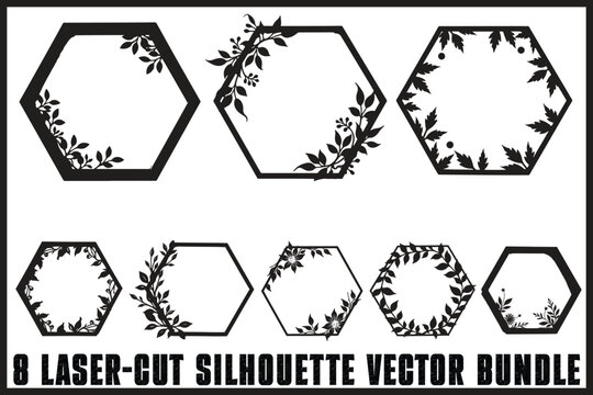 Laser Cut Floral Border Designs
