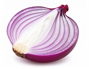 Red Onion Halved: A Vibrant, Close-Up Still Life