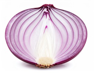 Red Onion Halved: A Vibrant, Detailed Close-Up