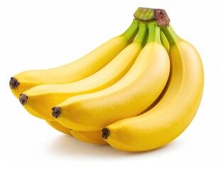 Ripe Yellow Bananas: A Vibrant Still Life Cluster