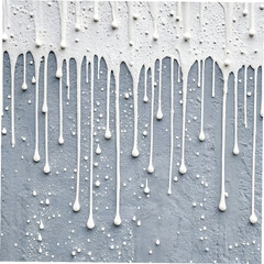 dripping white paint abstract texture background