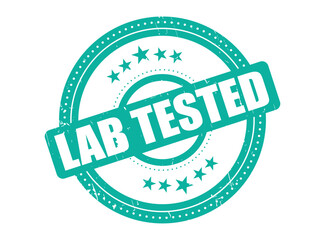 Lab Tested Rubber Stamp Seal with a Dotted Circle