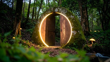 Enchanted Forest Portal: A Mystical Gateway to Another World