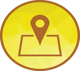 Location marker on a map icon, symbolizing place, navigation, GPS, and travel. Perfect for maps, tourism, mobile apps, wayfinding, and location-based services. Clean and versatile vector design