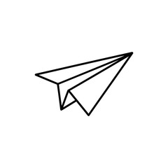 Paper Plane Symbolizing Letting Go, Freedom, and Moving Forward