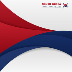 South Korea independence, celebrated every year on 15 August, suitable for banner greeting cards etc