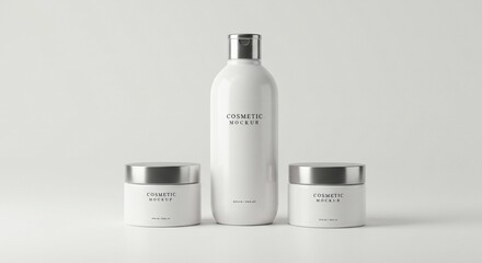 Minimalist Cosmetic Product Mockup Set