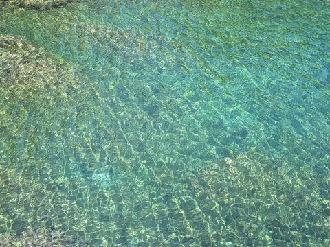 Natural sea calm water background