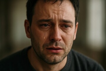 Fototapeta premium A Moment of Sorrow in a Life Unseen