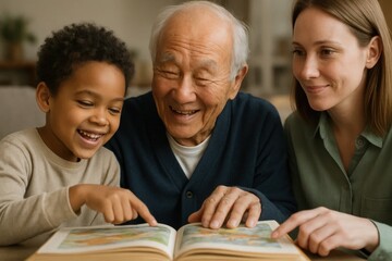 A Generational Bonding Moment Over a Shared Story