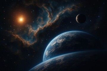 Obraz premium A Glimpse into the Mysteries of Space