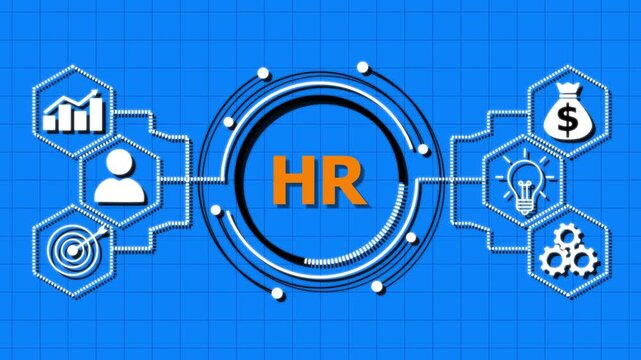 Internet, business, Technology and network concept. HR manages employee hiring, training, payroll, and workplace policies to support organizational goals.