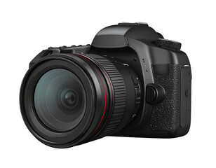 Fototapeta premium professional digital slr camera isolated