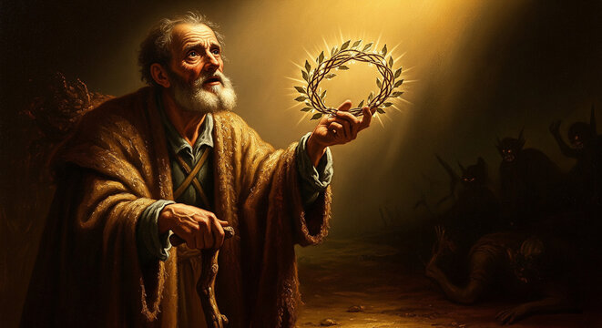 Baroque Style 2 Timothy 4 The  Good Fight