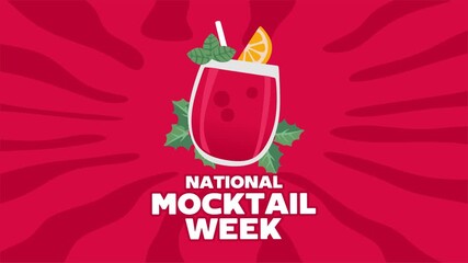 National mocktail week with delicious mocktails