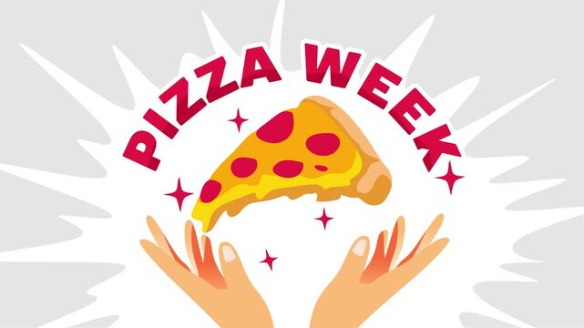 Happy National Pizza Week with delicious pizza