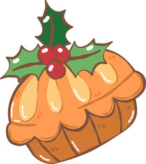 Cozy Fall Christmas Clipart Set, Autumn Christmas Clipart Set, Warm Rustic Holiday Bundle