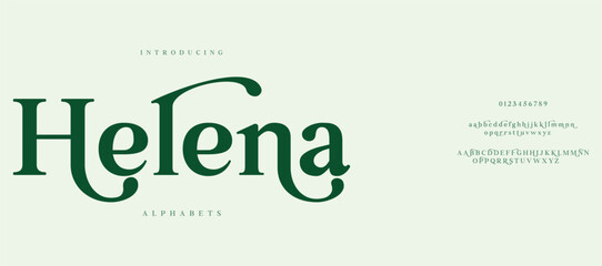 Helena  Font Calligraphy Logotype Script Brush Font Type Font lettering handwritten