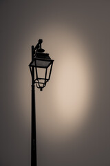 Réverbère le soir ...