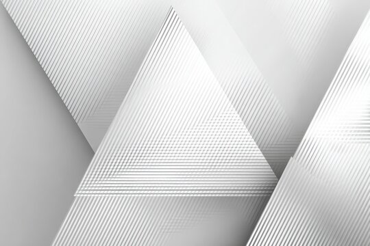 Geometric silver background featuring intersecting triangles with a pattern of fine lines and textures, creating a modern and stylish design for various creative applications