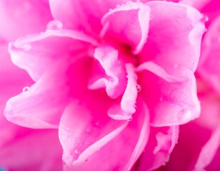 Naklejka premium Close-up pink flower petals