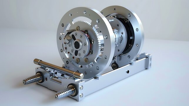 Precision Rotary Stage with Lead Screw Actuation for Accurate Positioning Applications