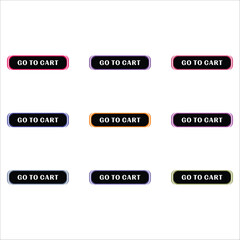 Add to Cart Button Icon Vector – Minimalist E-Commerce Symbol for Website & Mobile App UI Design in White

