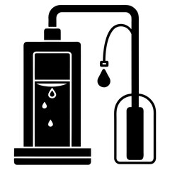 vector illustration of a gas pump