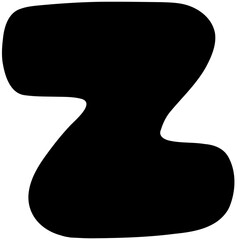 Sketch Alphabet  hand drawn, Z