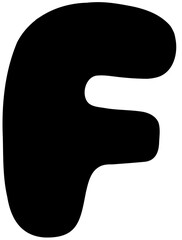 Sketch Alphabet  hand drawn, F
