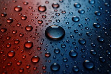 Water Droplets on a Gradient Surface