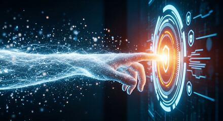 Digital Security Interface and Hand Touch