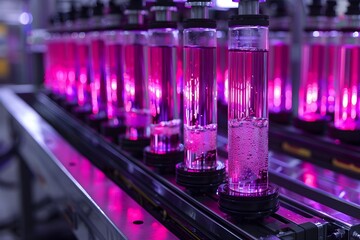 Cutting Edge Brain Computer Interface Device Tested in Futuristic Lab Setting