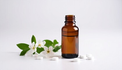 Natural Essential Oil for Skin Care Promoting Healthy Glowing Complexion and Relaxation in Wellness
