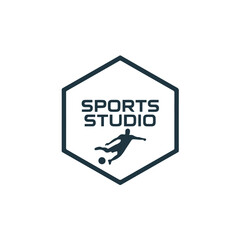 Sports Studio Dynamic Action Emblem

