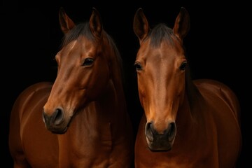 Obraz premium A Study of Horse Eyes and Musculature