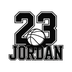 Jordan Iconic Basketball Player Logo

