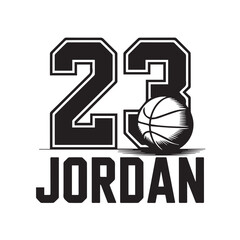 Jordan Number Twenty-Three Slam Dunk


