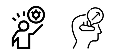 Fototapeta premium Motivation Concept Icon for Success, Inspiration, and Personal Growth Design