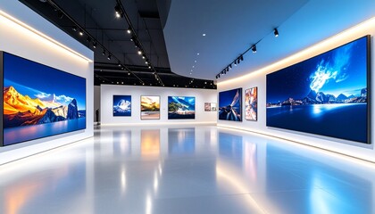 NFT Digital Art Gallery Virtual Exhibition